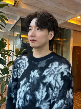 パーマ メンズ 西 優衣奈のヘアスタイル