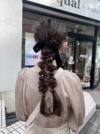 ロング ヘアアレンジ 🩰モテ艶girly ヘア🪽彩香‎🪡⟡のヘアスタイル