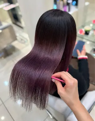 ロング カラー Ash 銀座店所属・銀座/カラー 🎀momo🎀のヘアスタイル