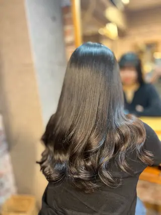 ロング カラー パーマ 髪質改善HALO トリートメント専門店のヘアスタイル