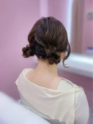 セミロング ヘアアレンジ Set Salon Mémoire by miuprierre所属・推し活🪄🩷 川上 佳奈のヘアスタイル