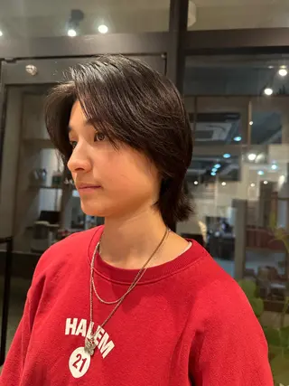 ショート ボブ/レイヤー/ニュ アンスパーマ/小夏のヘアスタイル