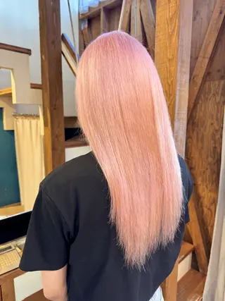 ロング カラー 透明感カラー/ハイト ーン/メイク/umiのヘアスタイル