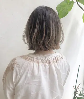 ミディアム カラー nakahara madokaのヘアスタイル