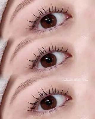 マツエク・マツパ 🤍束感マツエク /難波/moe/🤍のマツエク・マツパデザイン