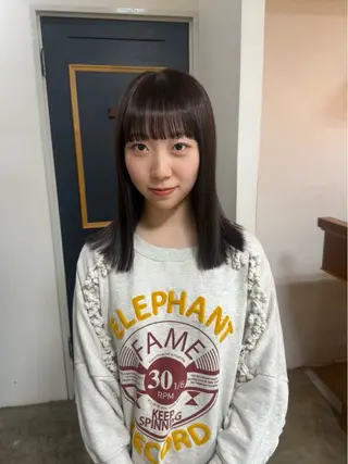 ミディアム NAGISA 🎀透明感カラー🎀のヘアスタイル