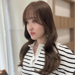 ロング カラー 韓国ヘア/耳ツボジュ エリー♡ayumuのヘアスタイル