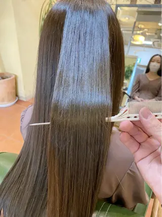 ロング カラー 石井 佑樹のヘアスタイル