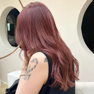 ロング 🤍🤍韓国ヘア おたけ🤍🤍のヘアスタイル