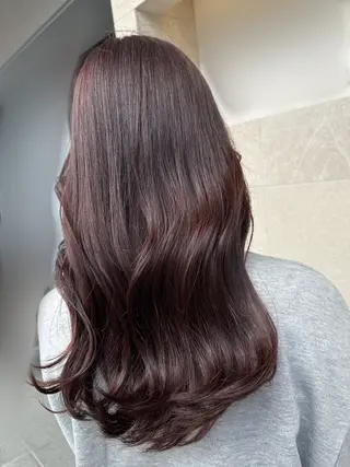 ロング カラー amie博多所属・今谷 莉夏子のヘアスタイル