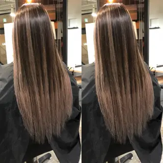 ロング カラー 下妻 カラーエクステ難波のヘアスタイル