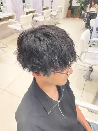 パーマ メンズ メンズニュアンス パーマ特化akaneのヘアスタイル