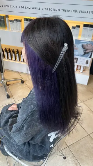 カラー seina🩰 ブリーチ/ヘアセットのヘアスタイル