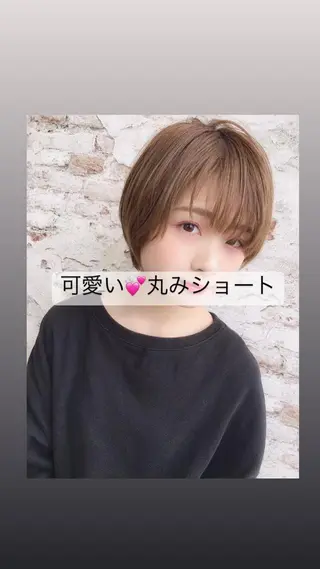 ショート 👑毛流れ、艶髪◉ 縮毛矯正錦糸町ヒガシのヘアスタイル