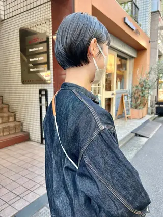 ショート カラー 🌿ショート🌿 パーマ🌿淳平のヘアスタイル