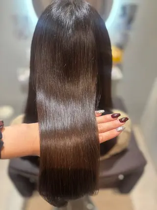 ロング カラー 髪質改善カラー ブラウン🤎YUMEのヘアスタイル