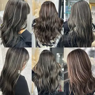 ロング カラー ヘアアレンジ 久米 治仁のヘアスタイル