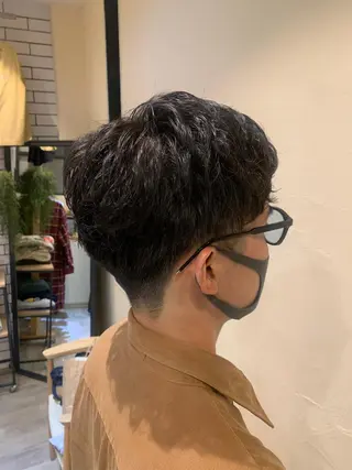 ショート パーマ メンズ Hair Design Room  SHEEFT所属・【豊橋メンズ特化】 SHEEFTタイガのヘアスタイル