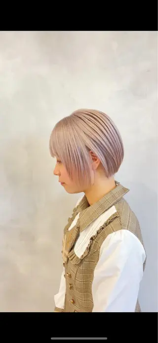 ミディアム カラー 🎨ショートの神様 /神評価🎨原田公祐のヘアスタイル