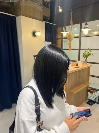 セミロング カラー Neale. ユメのヘアスタイル