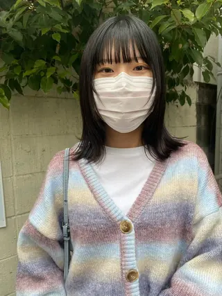 ミディアム les baladins du miroir所属・🍃YURI 🍃のヘアスタイル