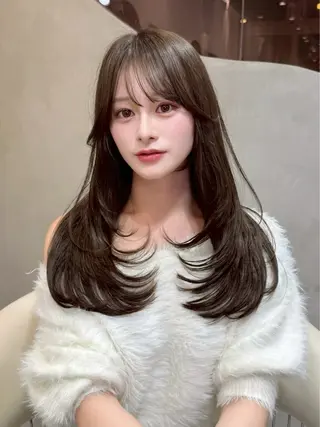 ロング ヘアアレンジ 大宮‎🩵縮毛矯正 髪質改善 佐藤 和のヘアスタイル