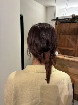 カラー ヘアアレンジ 清水 美香のヘアスタイル