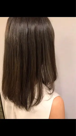 ミディアム カラー eclat suzumiのヘアスタイル