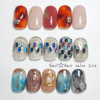 ネイル Hair salon Irie所属・與儀 知佳のネイルデザイン