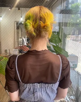 ミディアム カラー ヘアアレンジ GIVET (ジヴェ)所属・撮影モデル募集 🦋soemikaのヘアスタイル