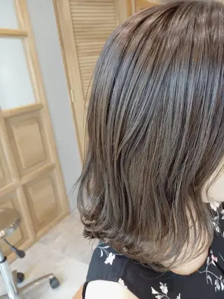 ミディアム カラー olelo国立🐟 Maho🐟のヘアスタイル
