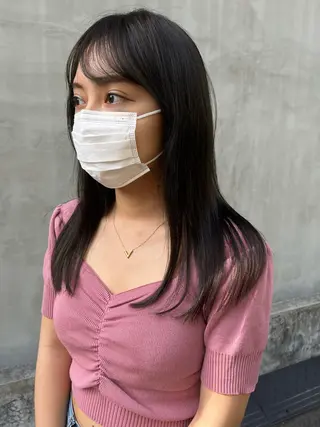 ロング カラー GO TODAY シェアサロン 表参道Flos店所属・nishi fuyumiのヘアスタイル