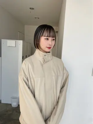 ショート 🟡ひろの/ツヤ カラー/髪質改善🟡のヘアスタイル