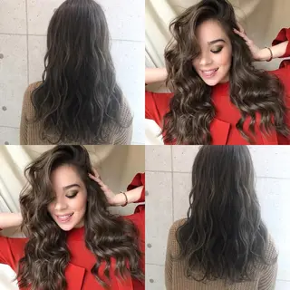 ロング カラー ヘアアレンジ BANK'S hair所属・💐ケラチン 髪質改善寺坂雄飛💐のヘアスタイル