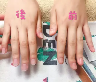 カラー ネイル Q Free nailsのネイルデザイン