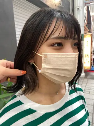 ミディアム nico🏁 rihoのヘアスタイル