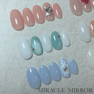 ネイル ミラクルミラー 町野のネイルデザイン
