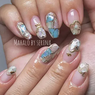 ミディアム ネイル SUNNY BAE. SERINAのネイルデザイン