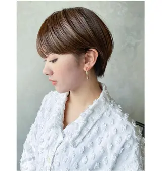 ショート カラー パーマ ヘアアレンジ ITbyALBUM 浦和店のヘアスタイル