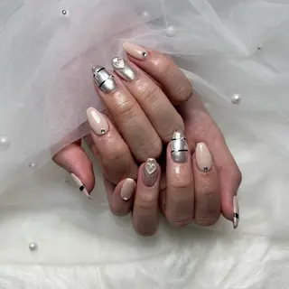 ロング 28ネイルㅤㅤㅤㅤ ことはのネイルデザイン