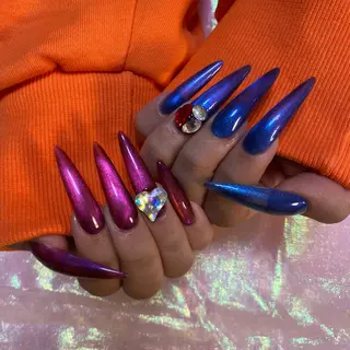 ネイル Amber21.所属・Nagahama Akariのネイルデザイン