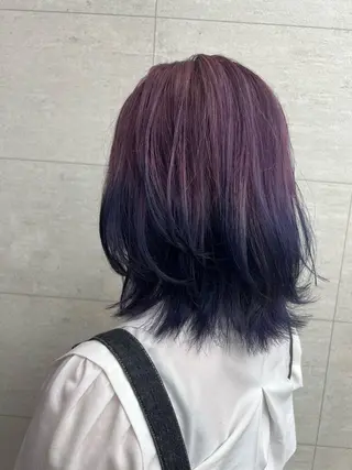 ミディアム カラー E:terne大宮店 ディレクター豊島穂希のヘアスタイル