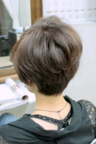 ショート カラー パーマ 村上 貴徳のヘアスタイル