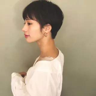 ショート カラー 表参道/赤み無し 透明感 colorのヘアスタイル