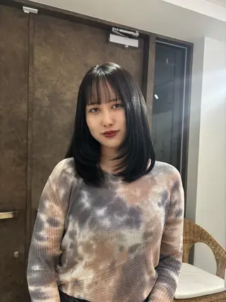 カラー AO所属・ボブ/ハイライト🦓 /harukaのヘアスタイル