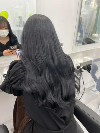 ロング カラー ヘアアレンジ salowin新宿East3階所属・艶美髪/髪質改善 /縮毛矯正/木元渓太のヘアスタイル