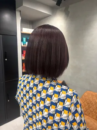 カラー うる艶カラー✨️ 耳ツボ💠mamiのヘアスタイル