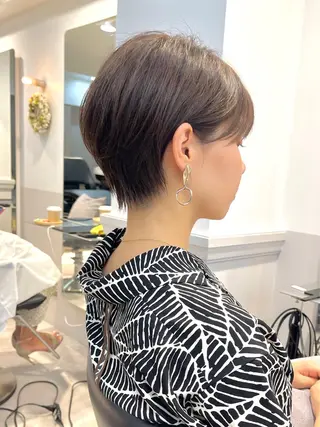 ショート GRAFF  hair GINZA所属・オカダ ノゾミのヘアスタイル