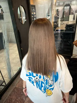 ロング カラー 西田辺/ タカスナオヤのヘアスタイル