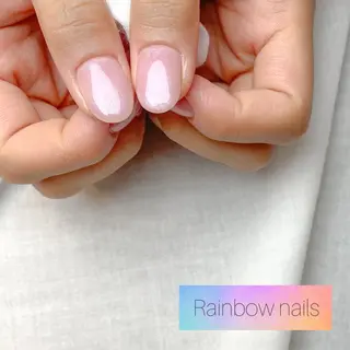 ネイル Rainbow nailsくろちゃんのネイルデザイン